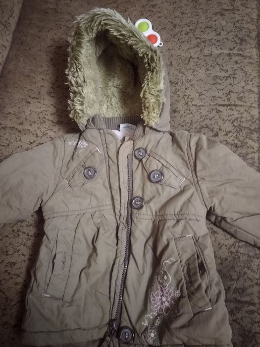 Демі куртка на флісі 9/12 міс