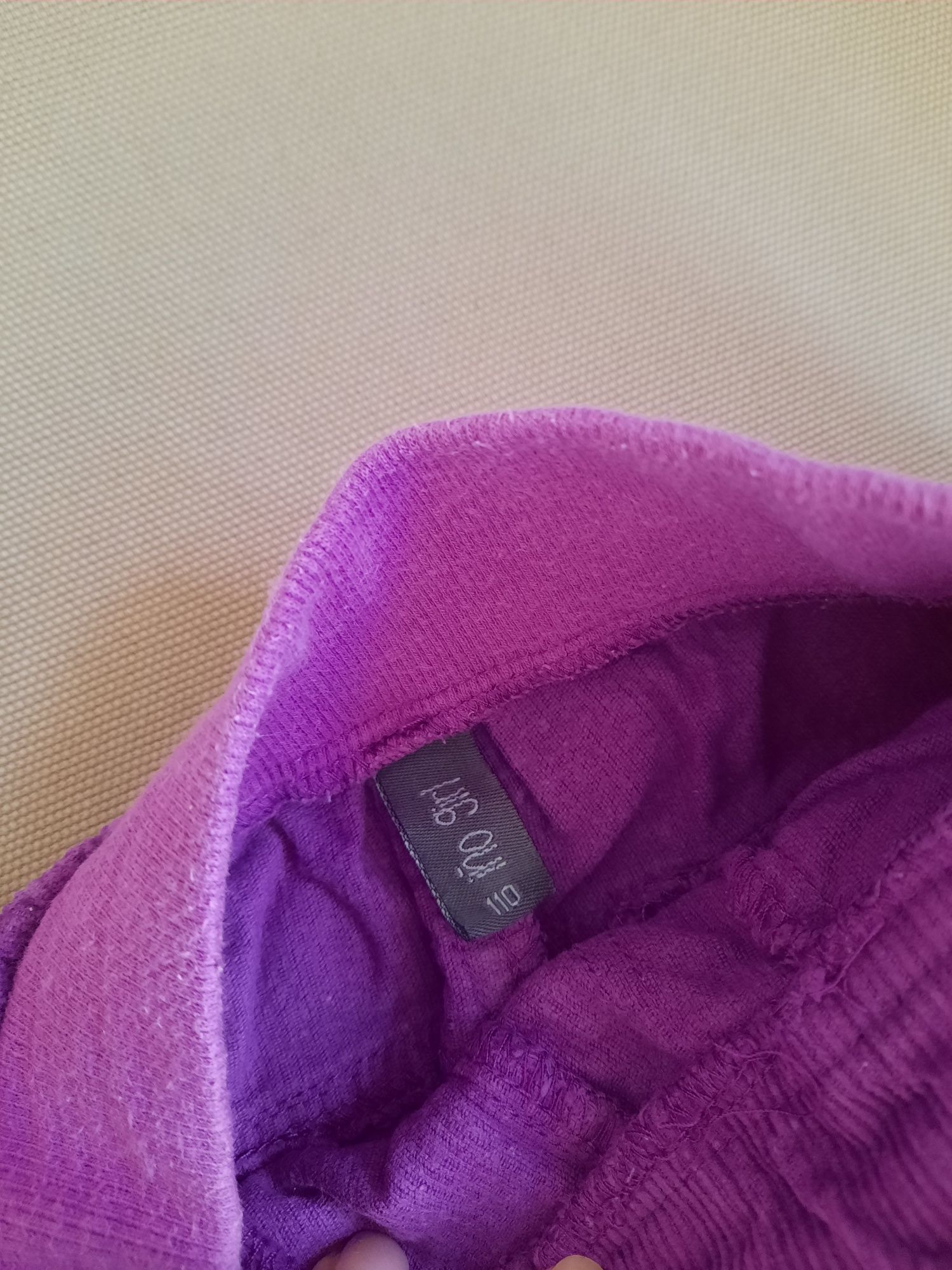 Spodnie sztruksowe dziewczęce Ino Girl 110xm