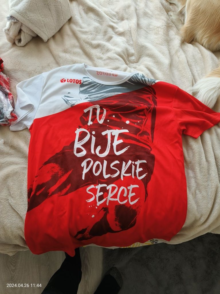 Koszulki biało czerwone Polska Lotos