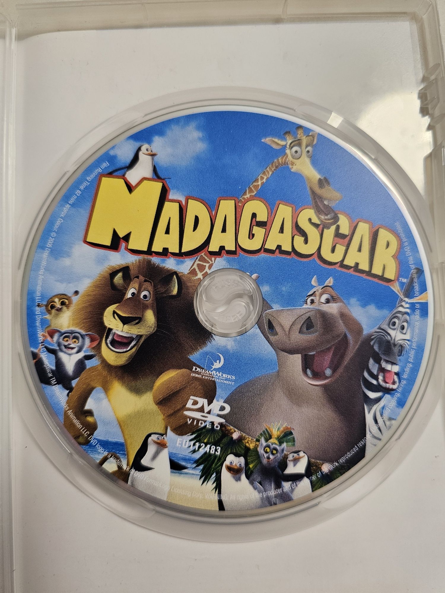 DVD Madagascar Stan bardzo dobry.