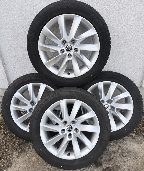 Felgi z oponami zimowymi Skoda SuperB Karoq 7x17 ET40 5X112