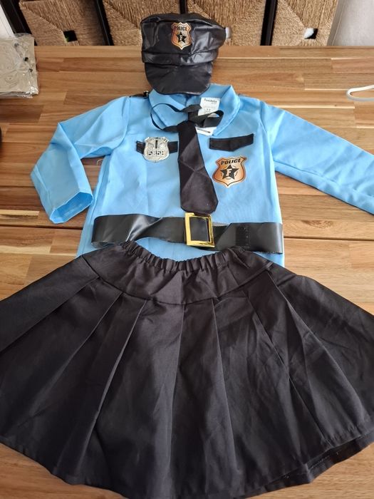 Disfarce de Polícia para menina 5 a 6 anos - Carnaval