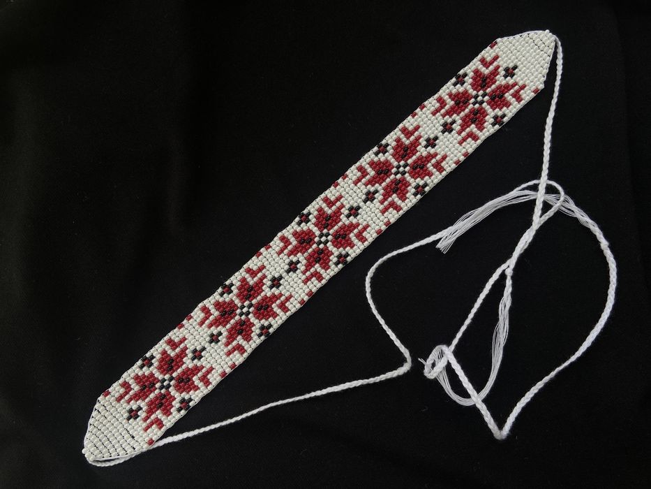 Гердан на шию з бісеру