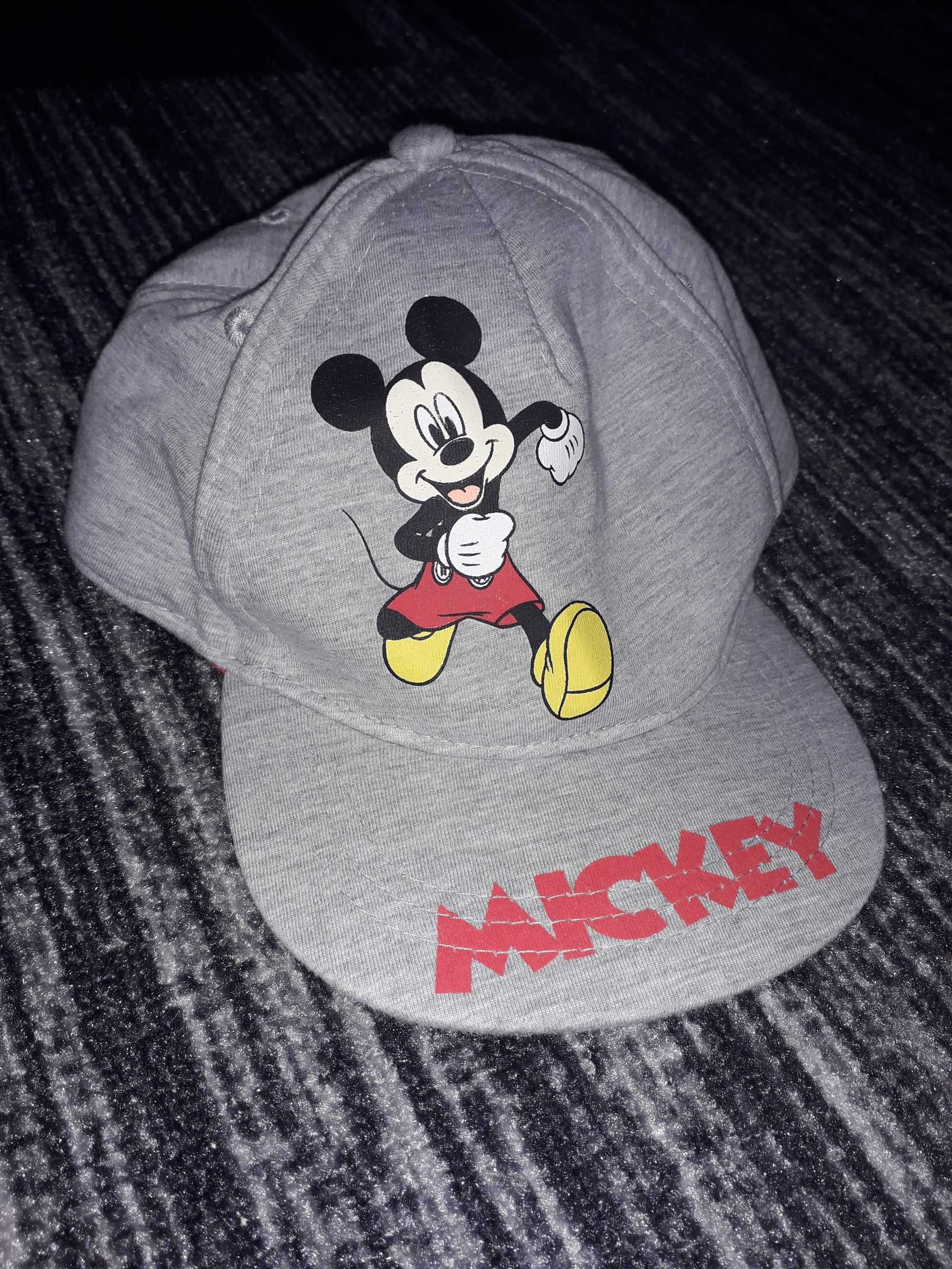 Czapka  z daszkiem myszka Micky 6-12 miesięcy