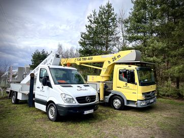 Wynajem podnośnik koszowy zwyżka Opoke i okolice