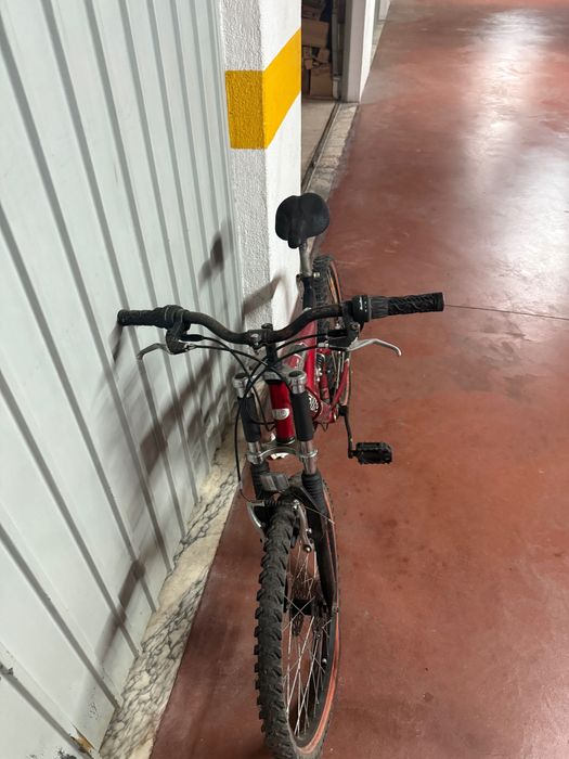 Bicicleta usada.