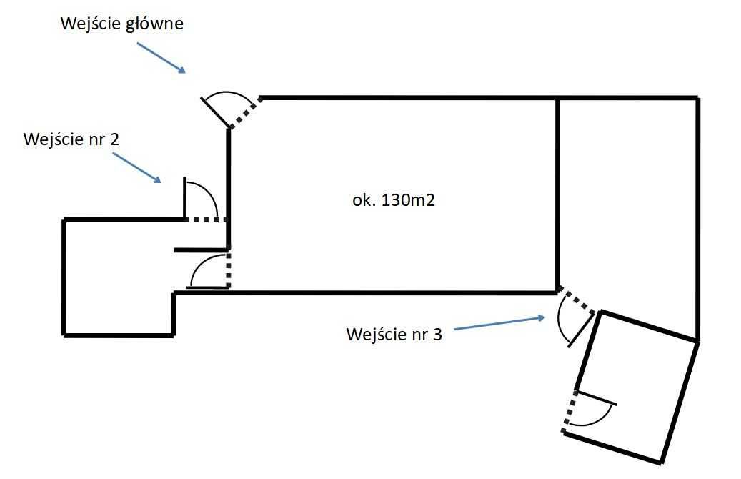 Budynek z lokalem handlowo usługowym 130m2. Sklep spoż. monopolowy.