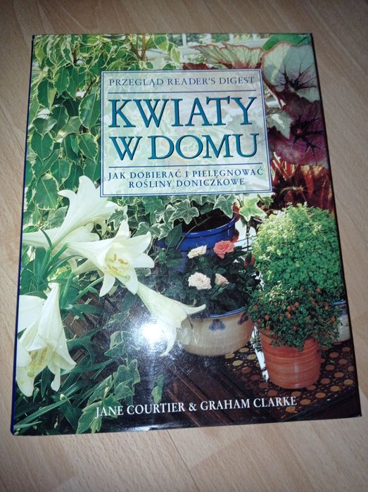 Książka kwiaty w domu
