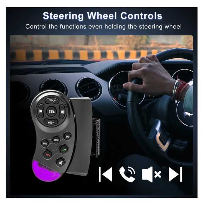 2 Din Radio Samochodowe 7-calowy Ekran Dotykowy Bluetooth