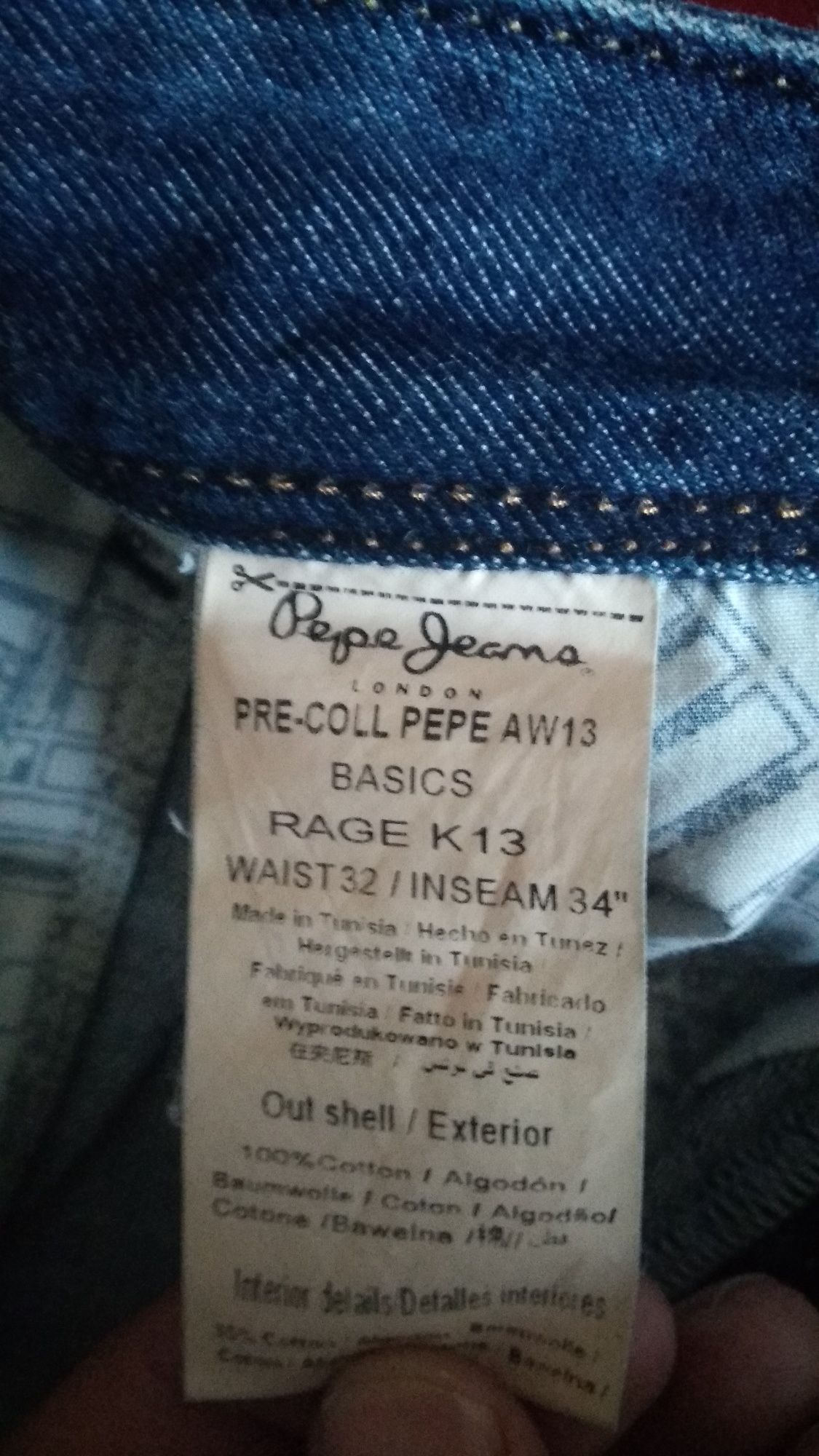 Calças ganga homem Pepe Jeans