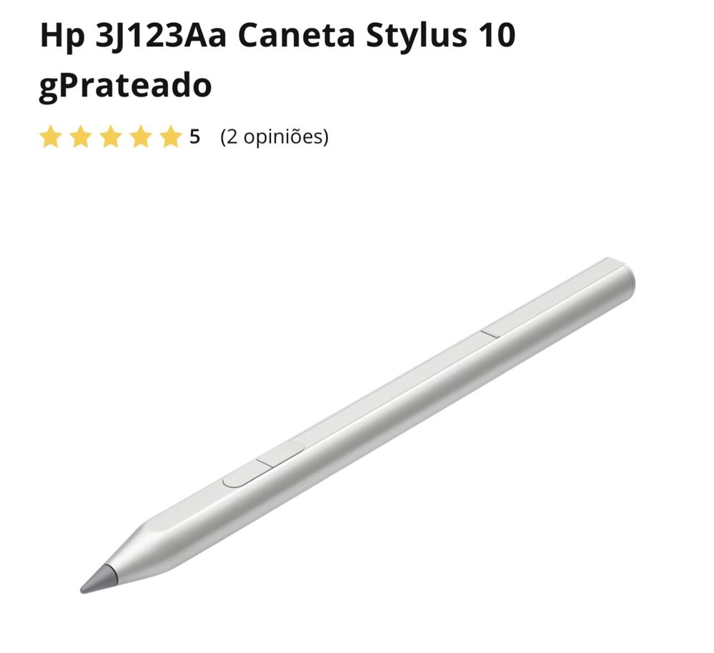 Caneta Hp 3J123Aa Caneta Stylus 10 gPrateado nova