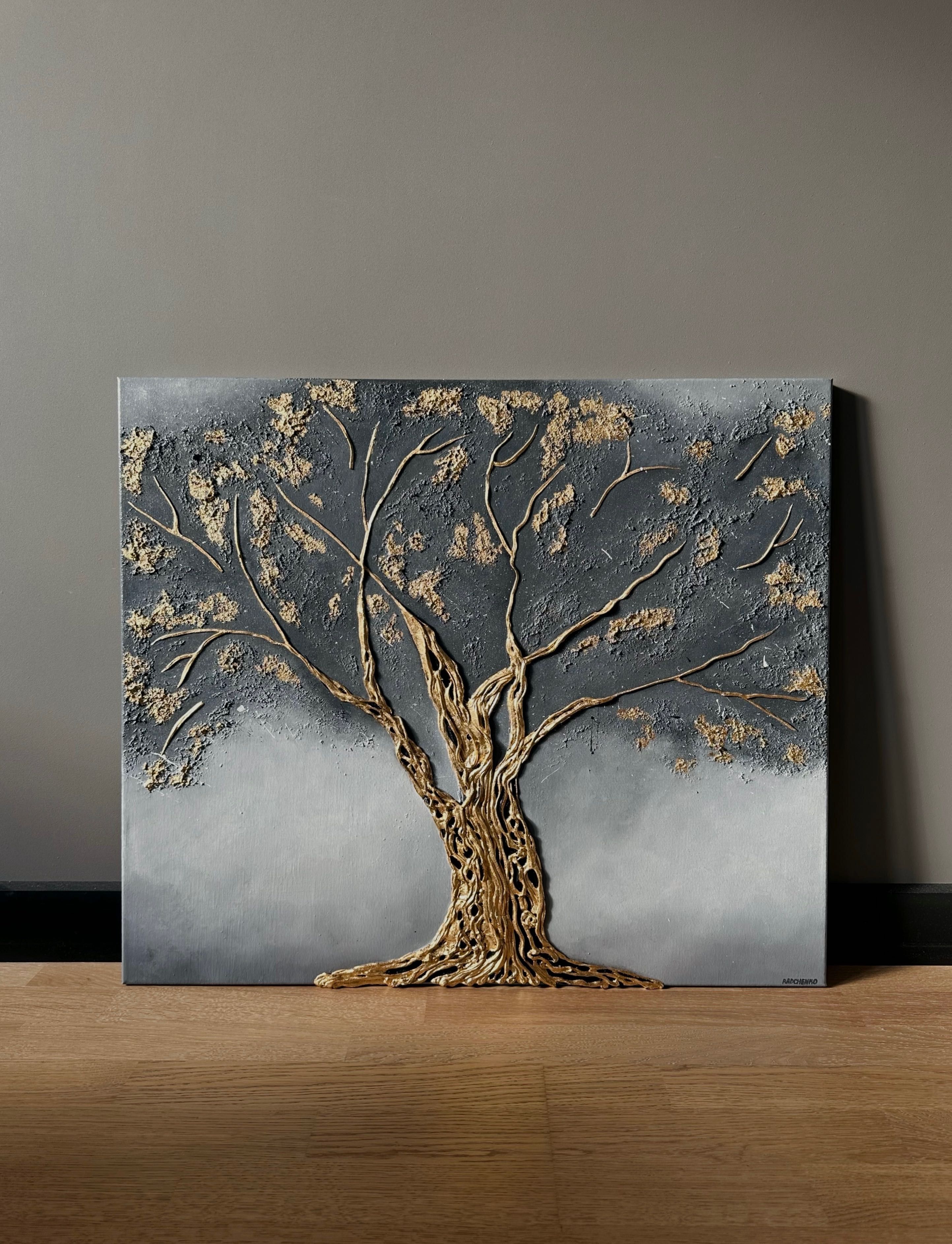Текстурна картина «Дерево життя» у інтер’єр 60:70 см