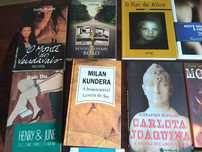Livros de diversos tipos de literatura