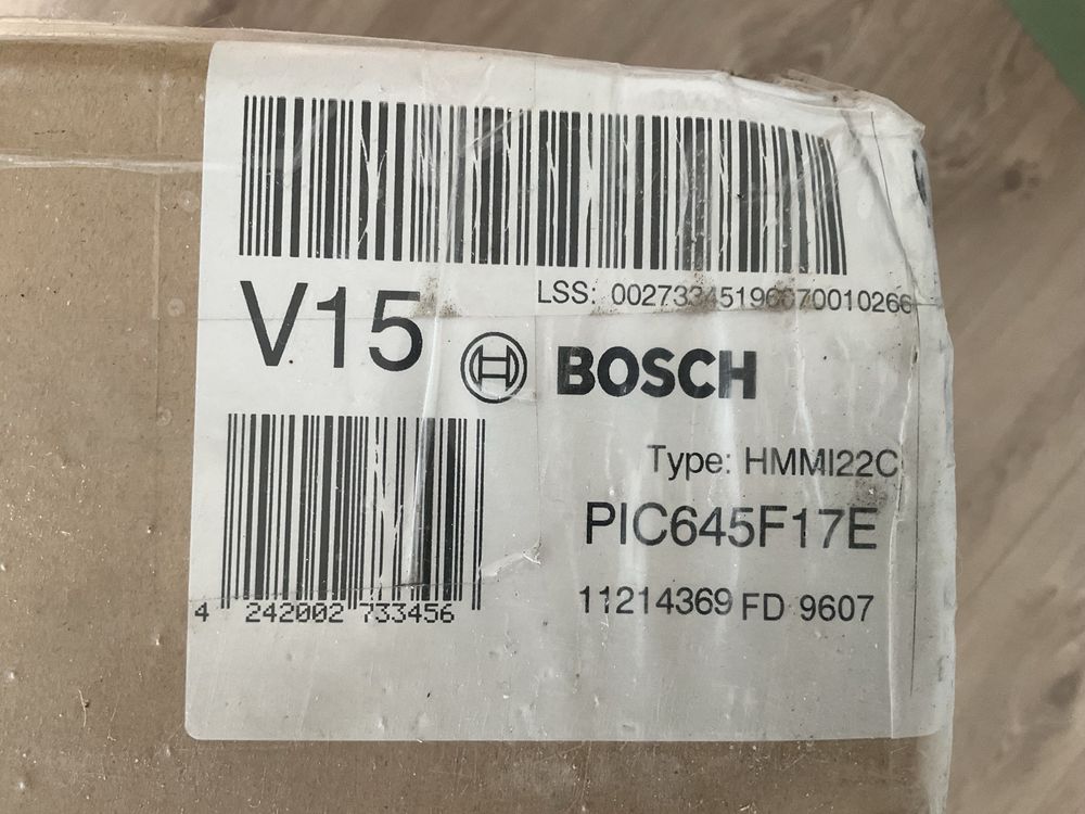 Варильна поверхня електрична Bosch PIC645F17E нова, запакована