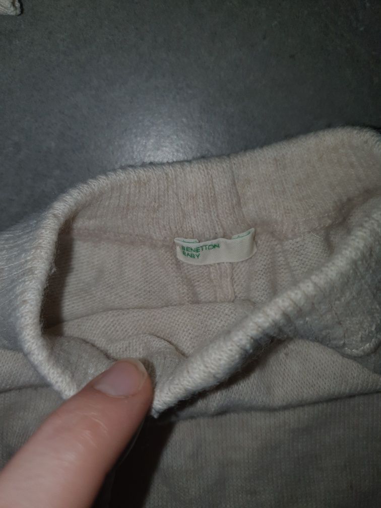 Zestaw dresik sweterkowy 62cm