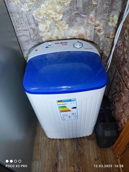 Пральна мвшина механічна. Мілано.Нова.