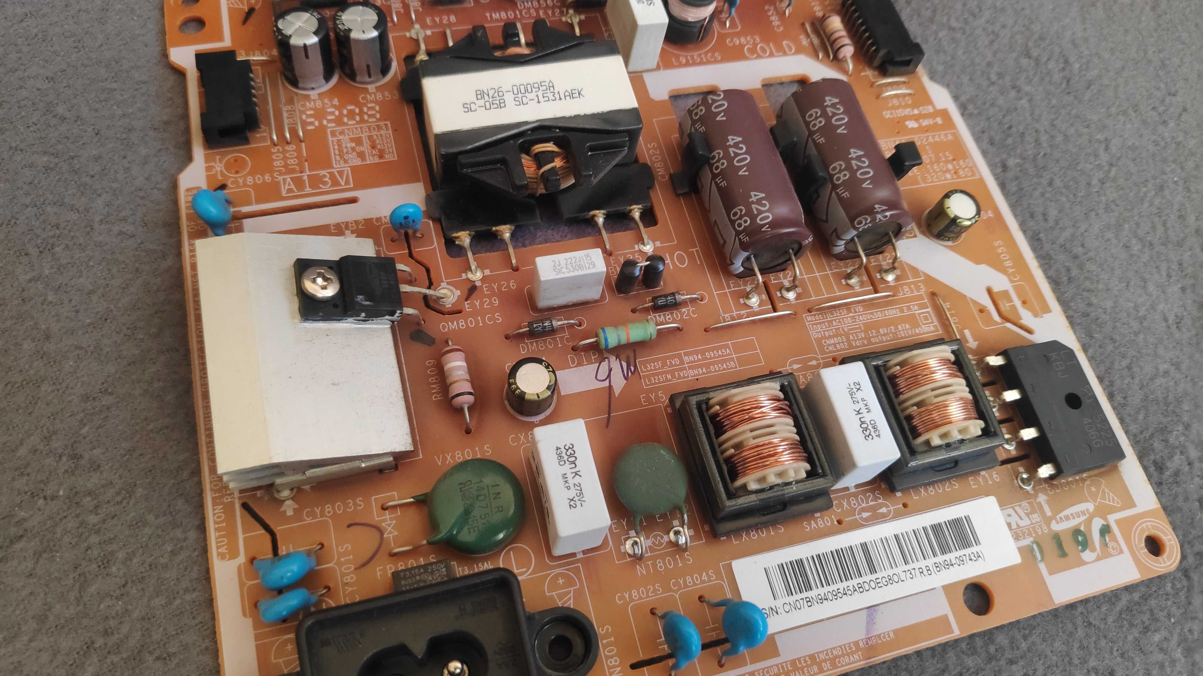 Zasilacz  BN41 - 02446A BN26 - 00095A Samsung ue32j5500