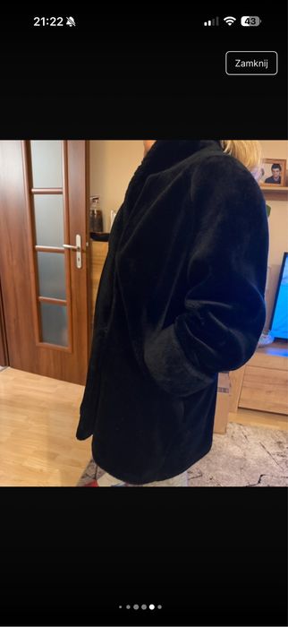 Futerko misiek czarny oversize roz L