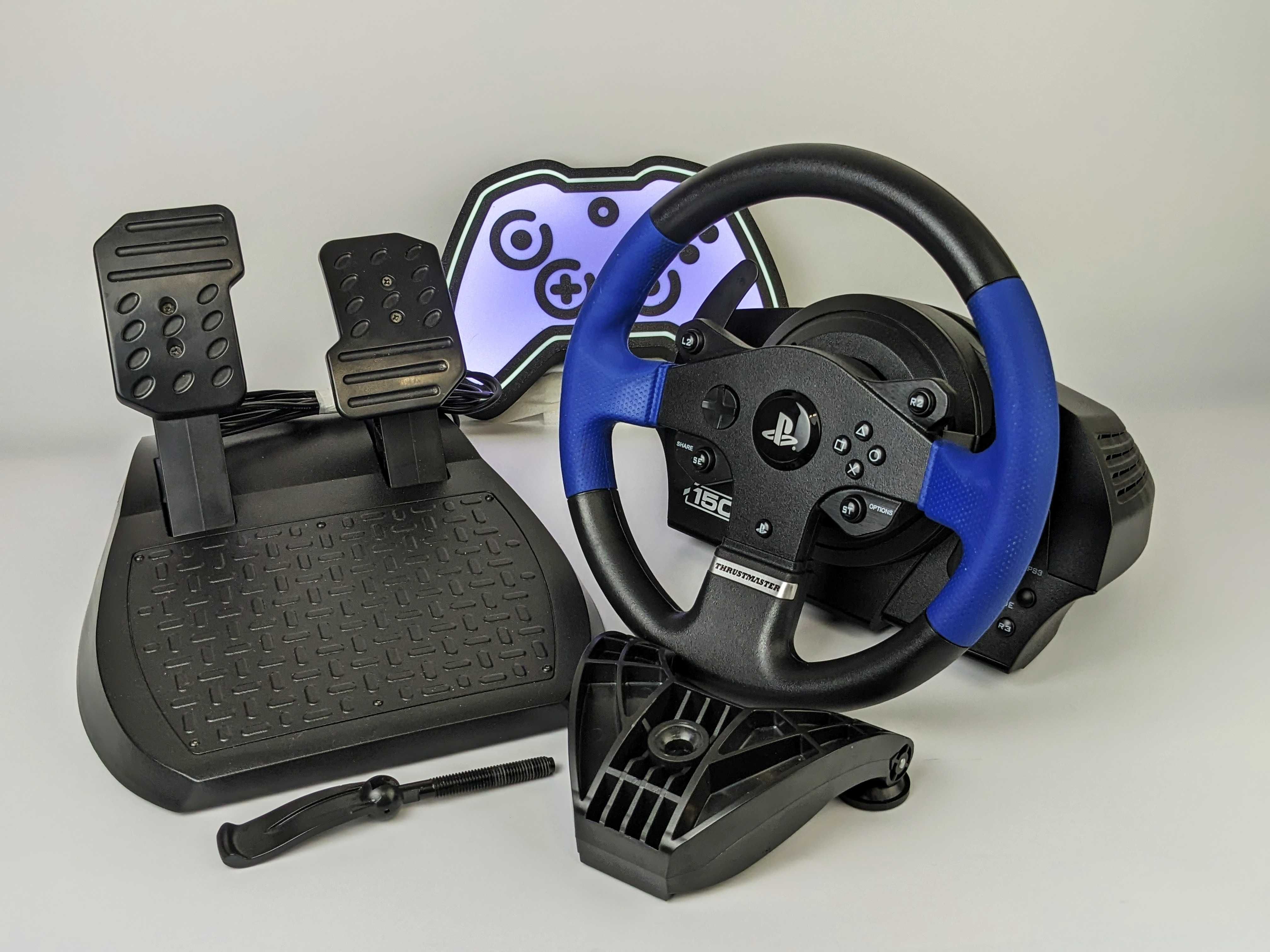 Руль, Кермо Thrustmaster T150RS + педалі, PC, PS. Гарантія