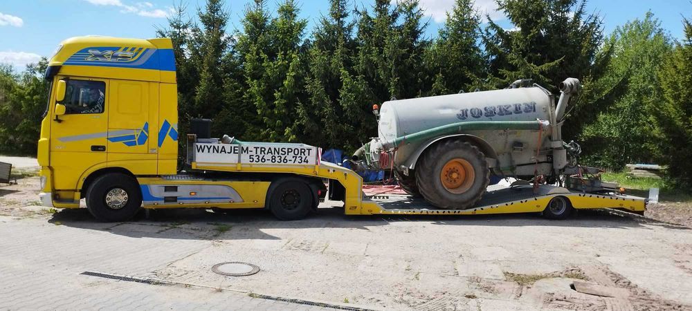 Wynajem- naczepa niskopodwoziowa