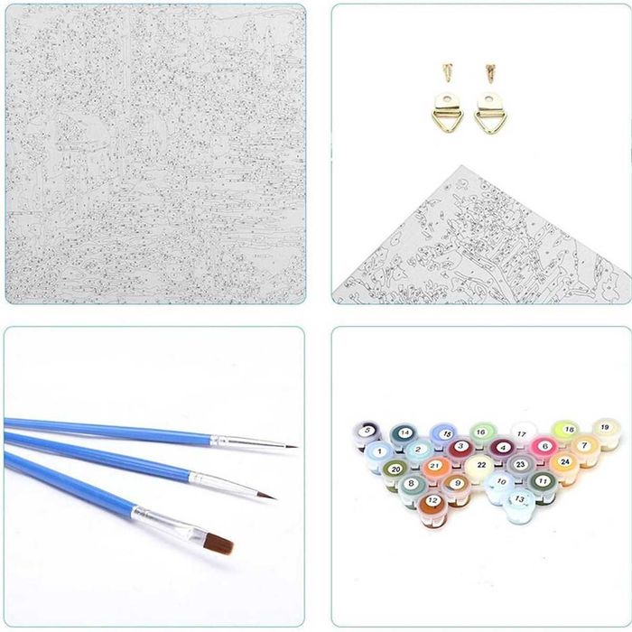 Malowanie po numerach Jednorożec