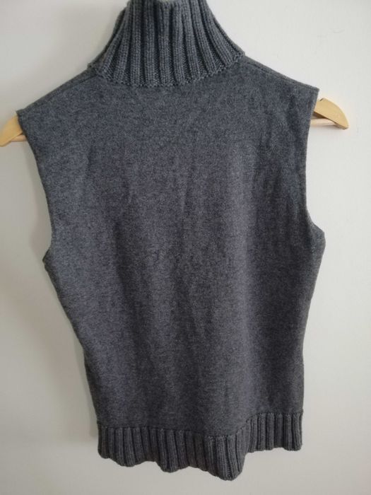 bezrękawnik Miu Miu S M 36 38 golf Miu Miu wełna kaszmir jedwab