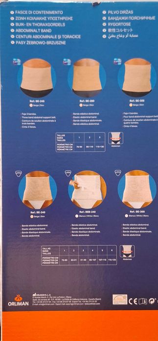 Banda/Cinta de contenção Abdominal