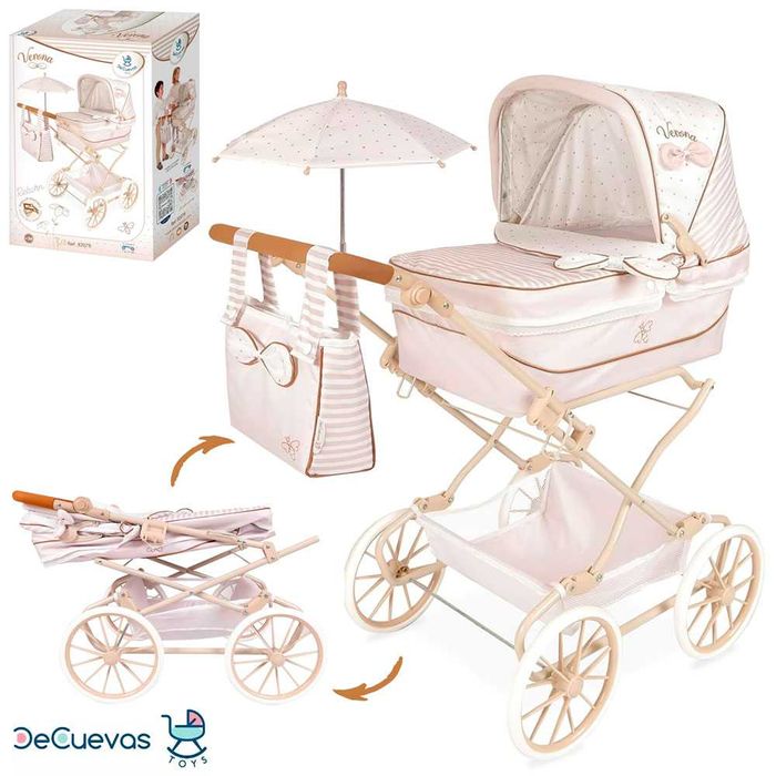 Коляска для ляльок  DeCuevas Reborn Verona 82078, 90 см ручка