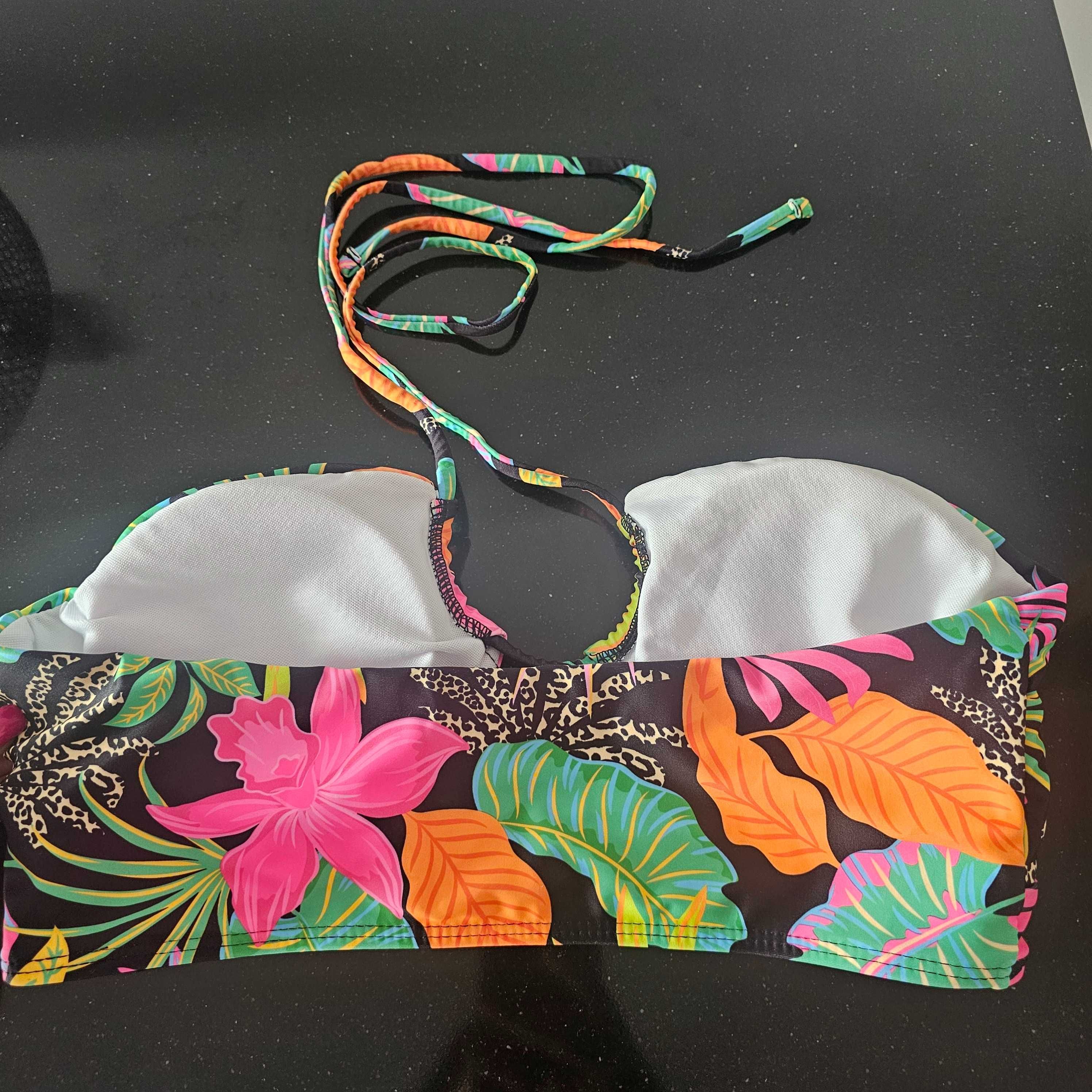 Top Biquíni Multicolorido