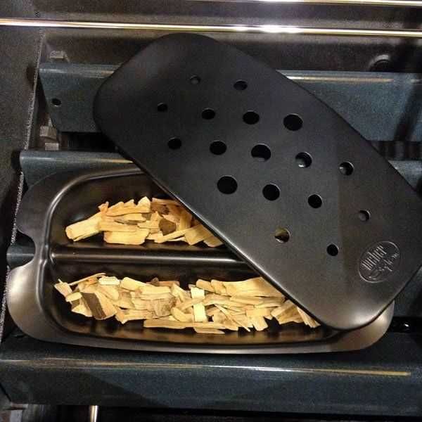 Контейнер короб/*щепы копчения для грилях Weber генератор 7576 17179