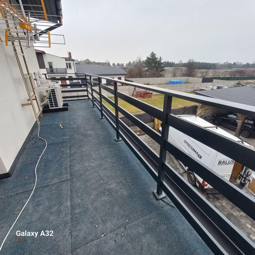 Balustrada balkonowa balustrady aluminiowe Barierki stali nierdzewnej