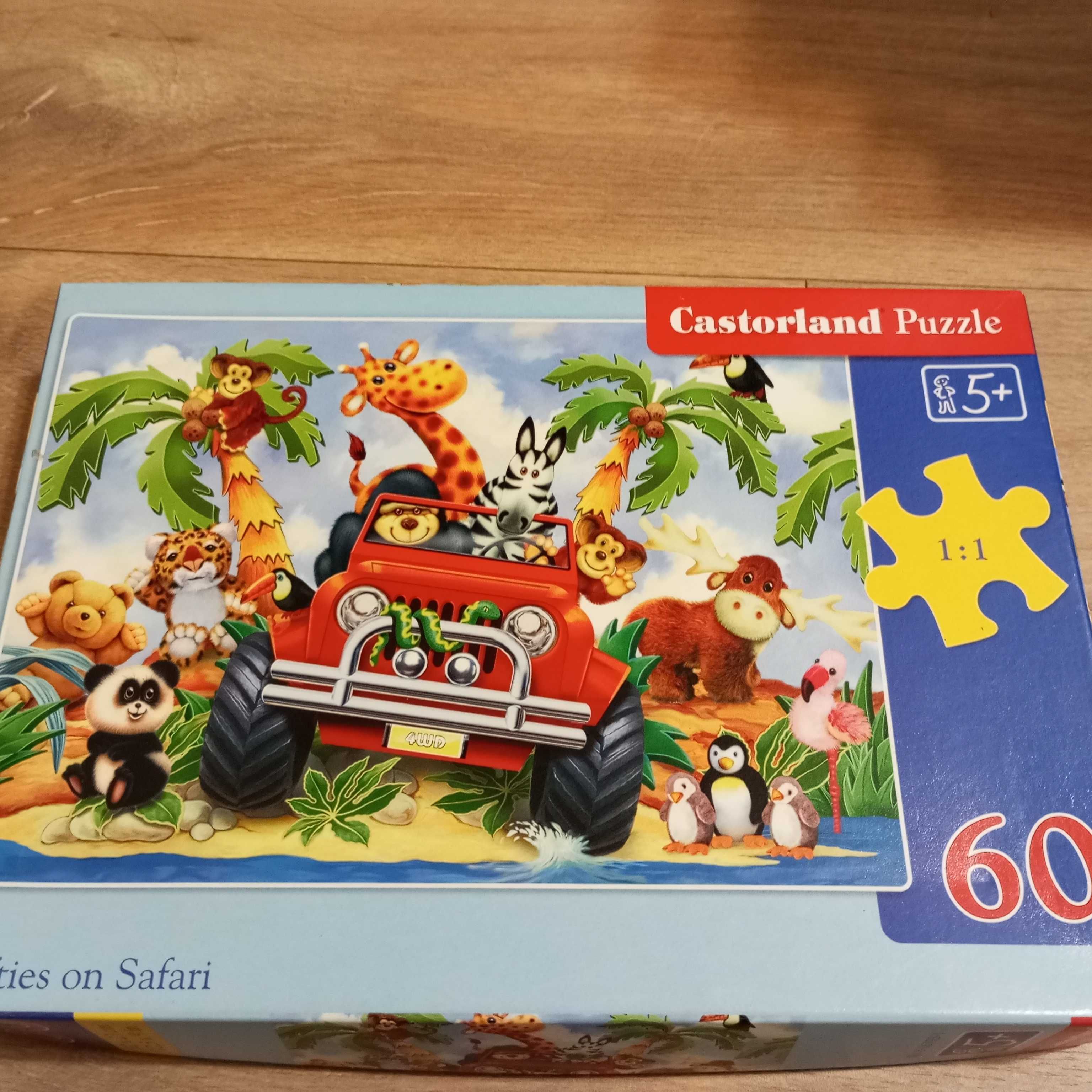 Puzzle castorland 60 elementów - różne
