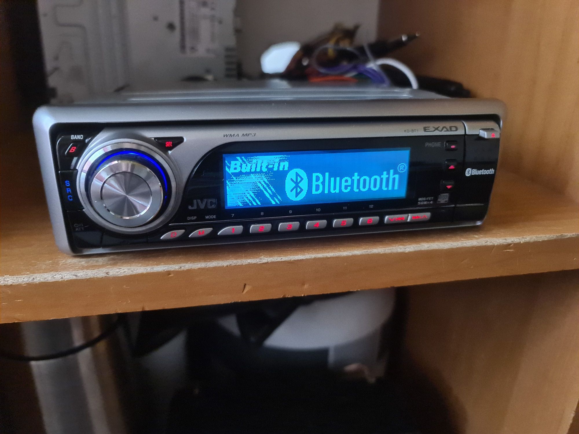 Radio JVC KD BT1 Bluetooth USB aux zmienne kolory rgb wysoki model