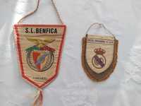 2 stare proporczyki Real Madrid i SL Benfica