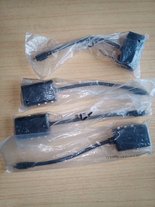 Переходник на телевизор gigabyte S video 9pin to 4pin to 3 RCA тюльпан