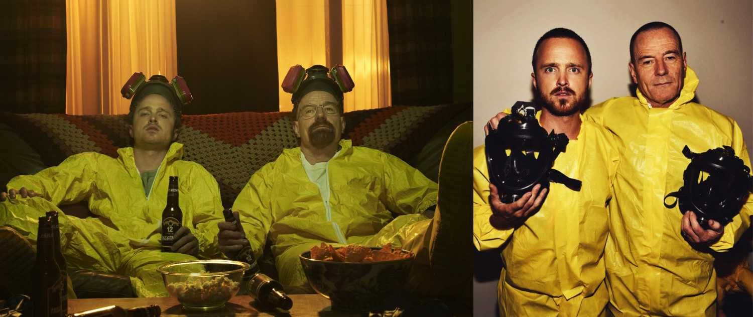 Strój Żółty KOMBINEZON Heisenberg BREAKING BAD ODBIÓR Na Sylwestra!!