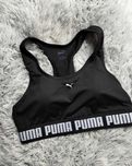 Sportowy top Puma logowany biustonosz stanik na siłownię