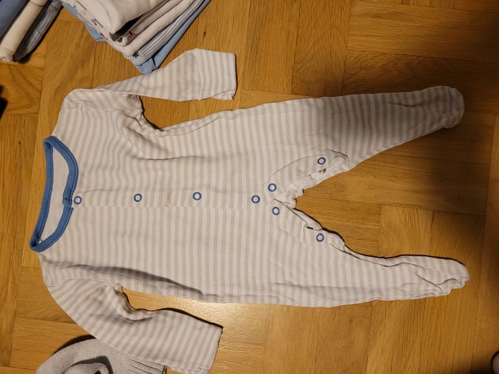Zestaw ubranek dla niemowlaka 56-62 cm, do 3 miesięcy paka dla chłopca