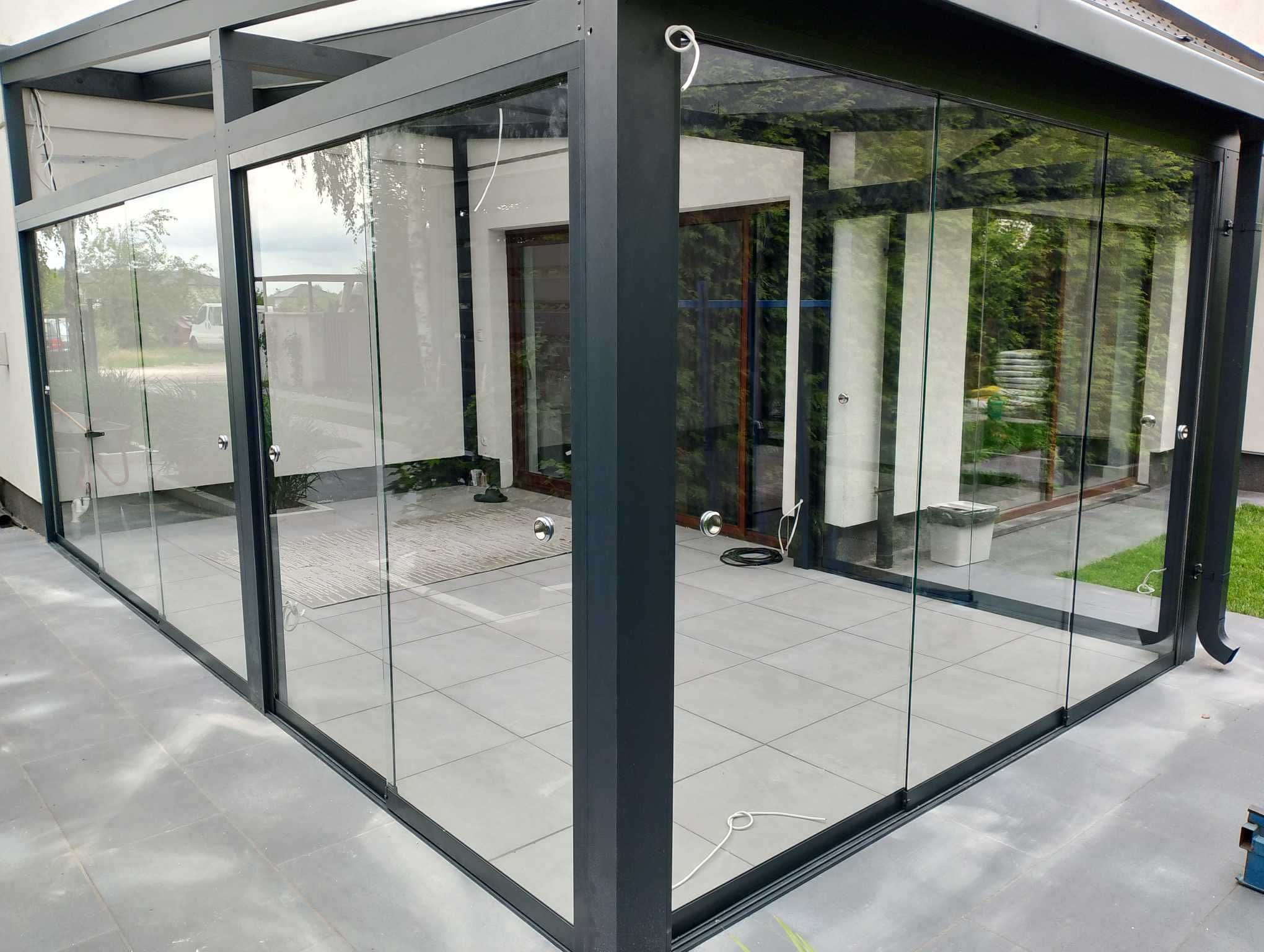 Pergola aluminiowa 6x3m z shuttersami cena z montażem