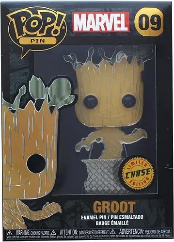 Funko Pop! Колекційні шпильки Groot Silver Chase Version