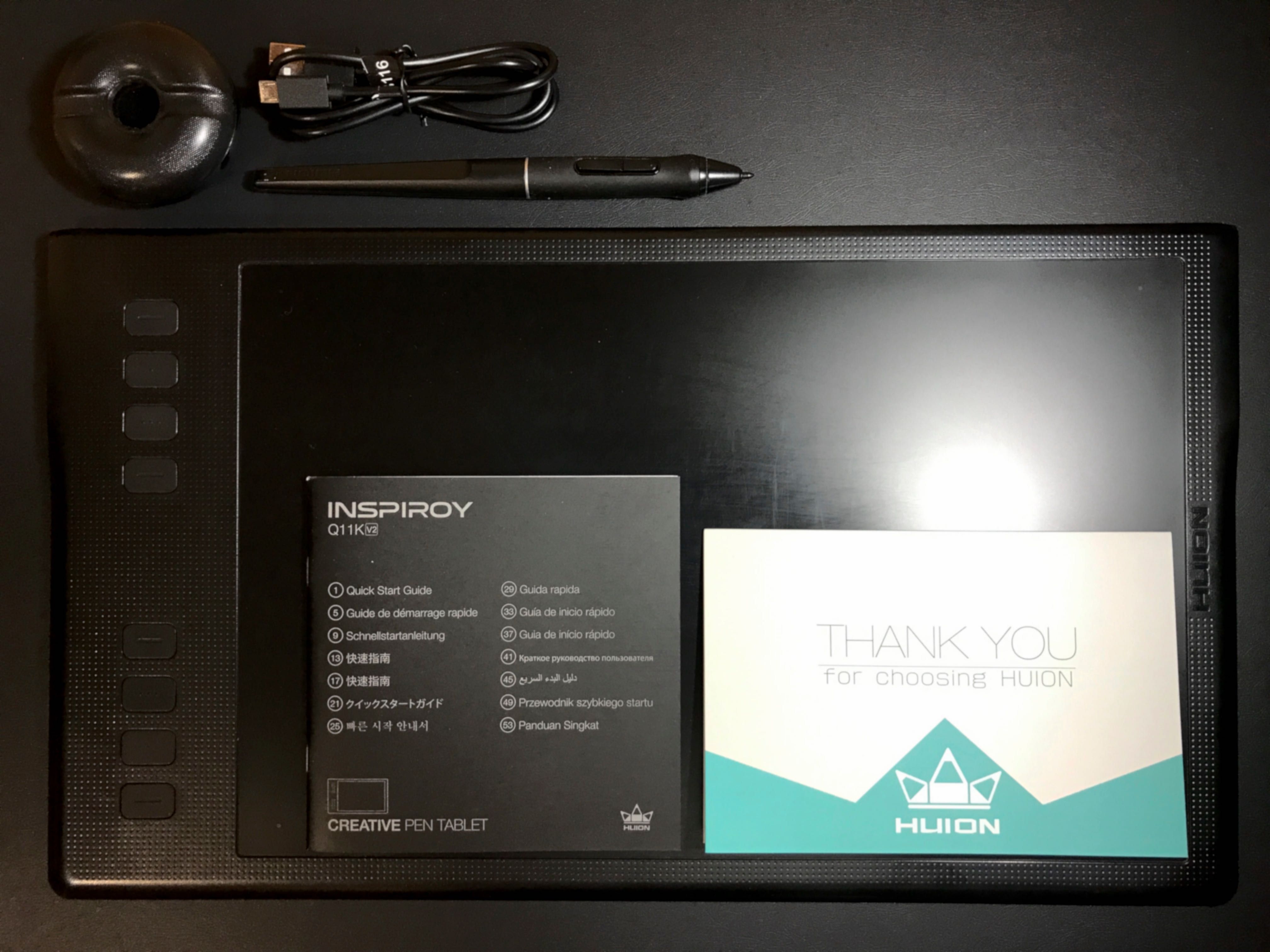 mesa gráfica huion Q11k V2 ( completamente novo )