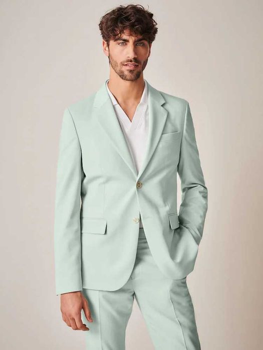 Bardzo ładna modna marynarka NEXT miętowa pastelowa cena sklepowa480zł