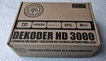 Zasilacz i pilot do Cyfrowego Polsatu HD 3000