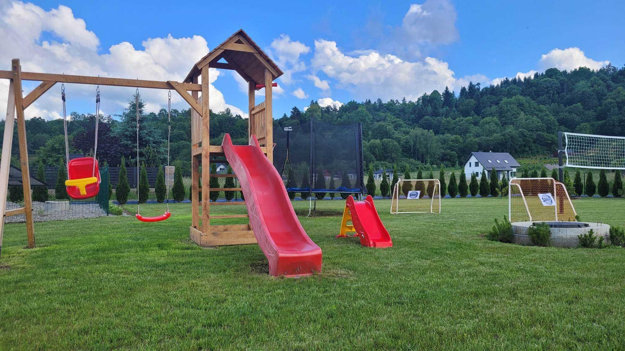 domki całoroczne wakacje ferie noclegi Bieszczady bania jacuzzi