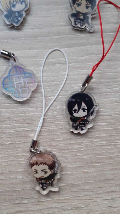 Phone charms anime pêndulos de telemóvel Kpop demon hunters aot