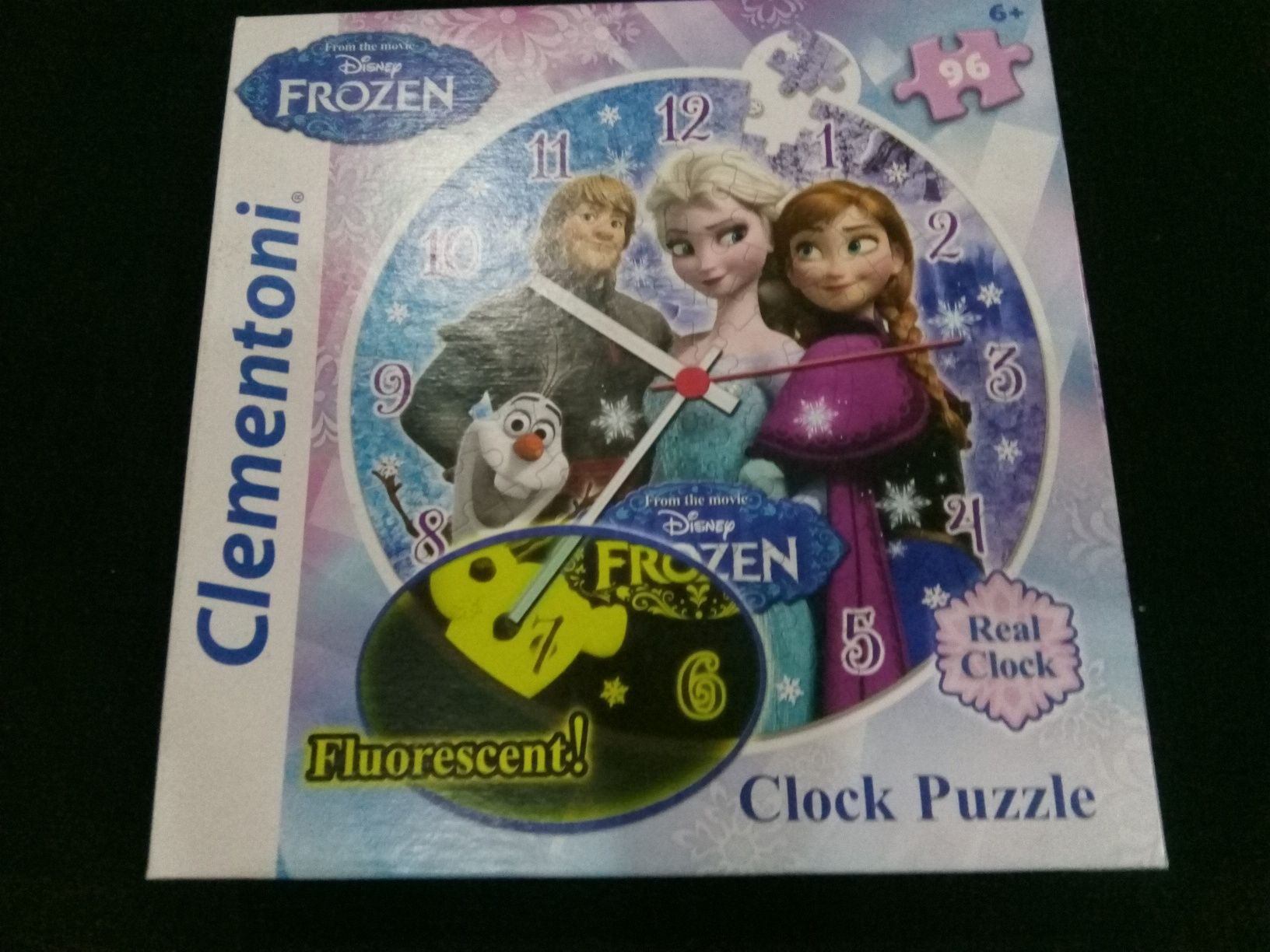 Puzzle de um relógio da Frozen