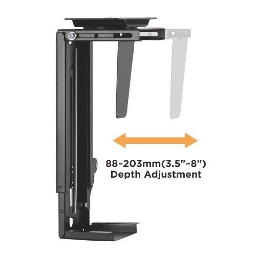 Podbiurkowy regulowany uchwyt na komputer max 10kg cpb-19