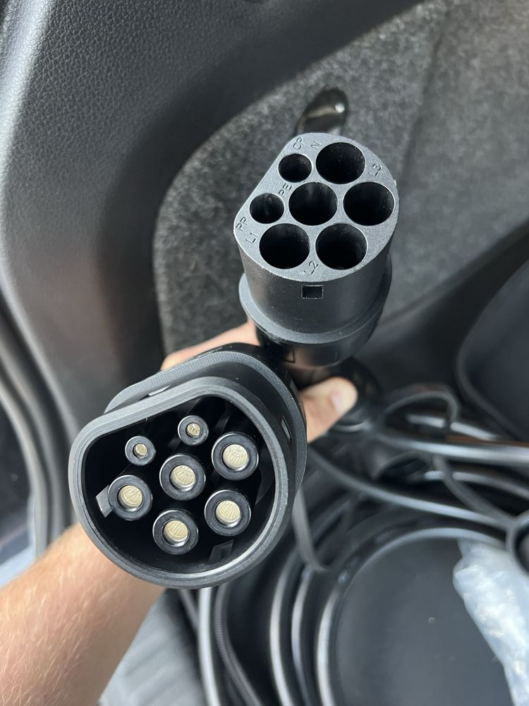 Зарядка EV Charge 22kW 3-фазы 5 метров 32А Type2/Type2