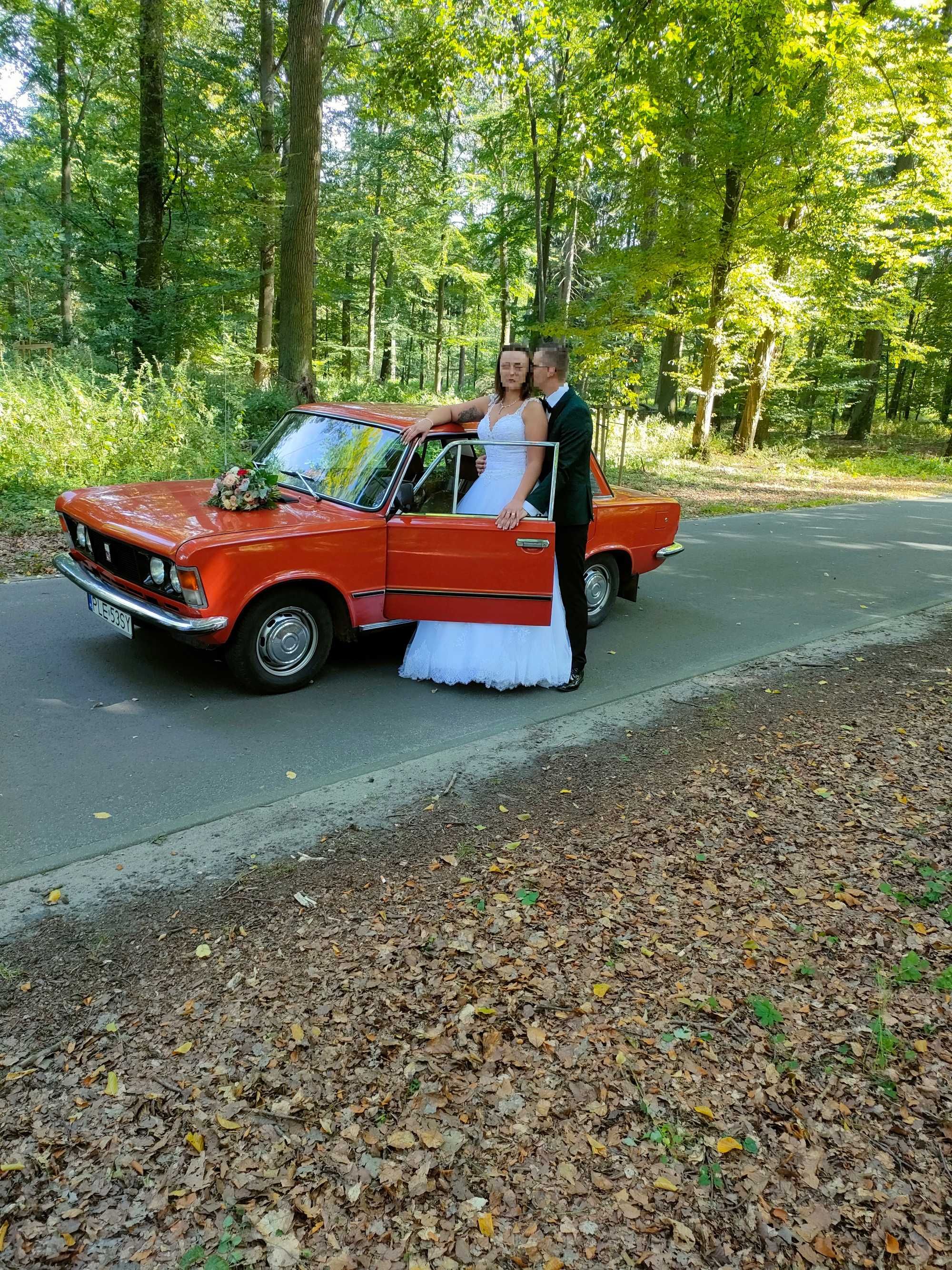 Fiat 125p TAXI, samochód, auto do ślubu