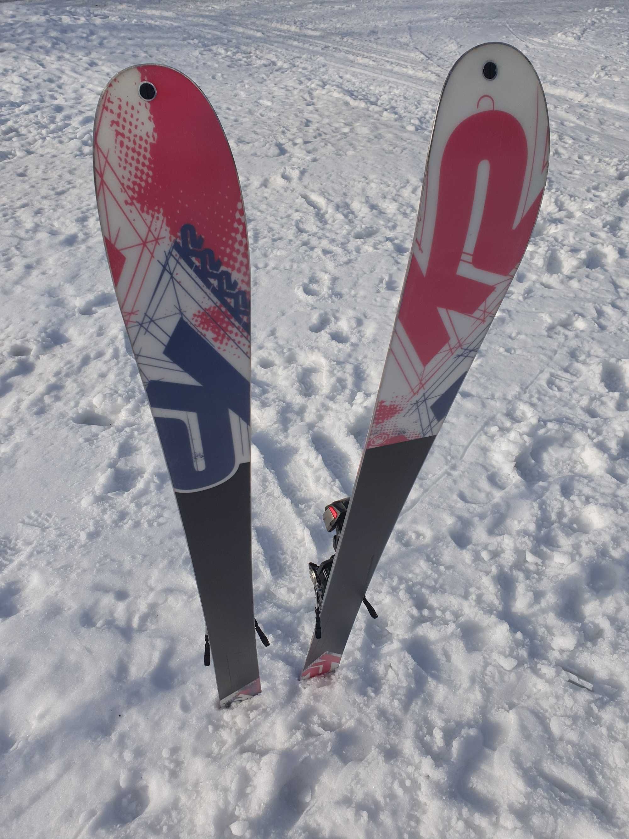 Narty K2 Coomback 176 cm + Wiązania Marker Baron + foki Geco